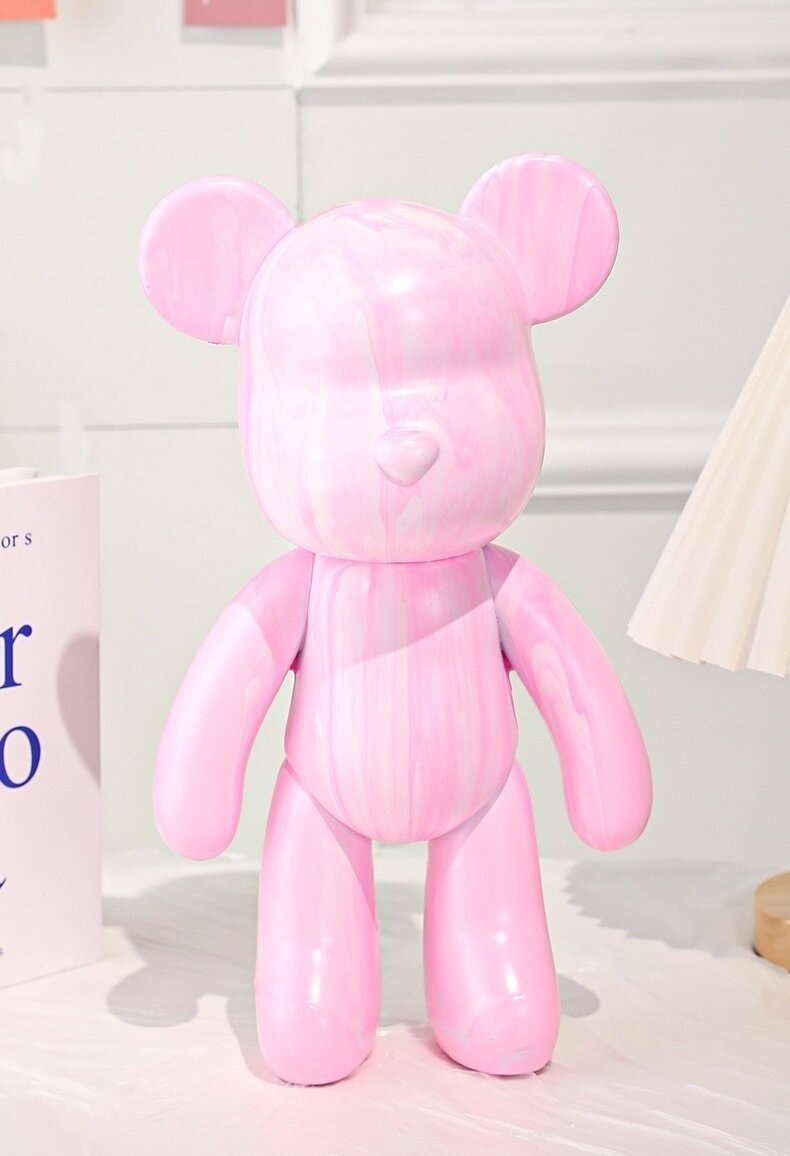Набор для творчества "Bear Fluid" - игрушка "Медведь" 23см (розовый, красный, белый)