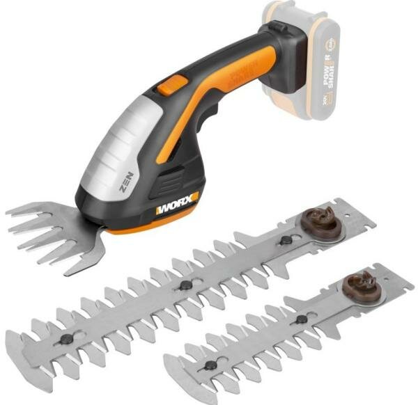 Ножницы для стрижки травы и кустарников WORX WG801E, 20В, 1*2,0 Ач и ЗУ, кейс