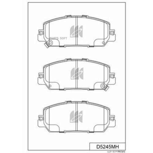 KASHIYAMA D5245MH Disk Brake Pads 3950₽