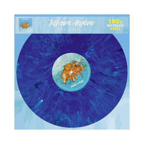 Jefferson Airplane - The Legacy, 1xLP, BLUE MARBLED LP