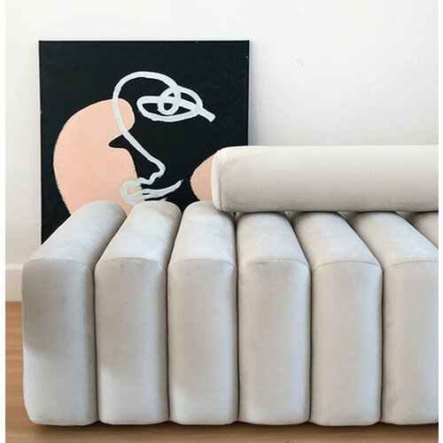 Дизайнерский диван Accordeon 60Х120Х40 , с выбором оттенка