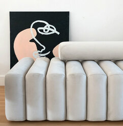 Дизайнерский диван Accordeon 60Х120Х40 , с выбором оттенка