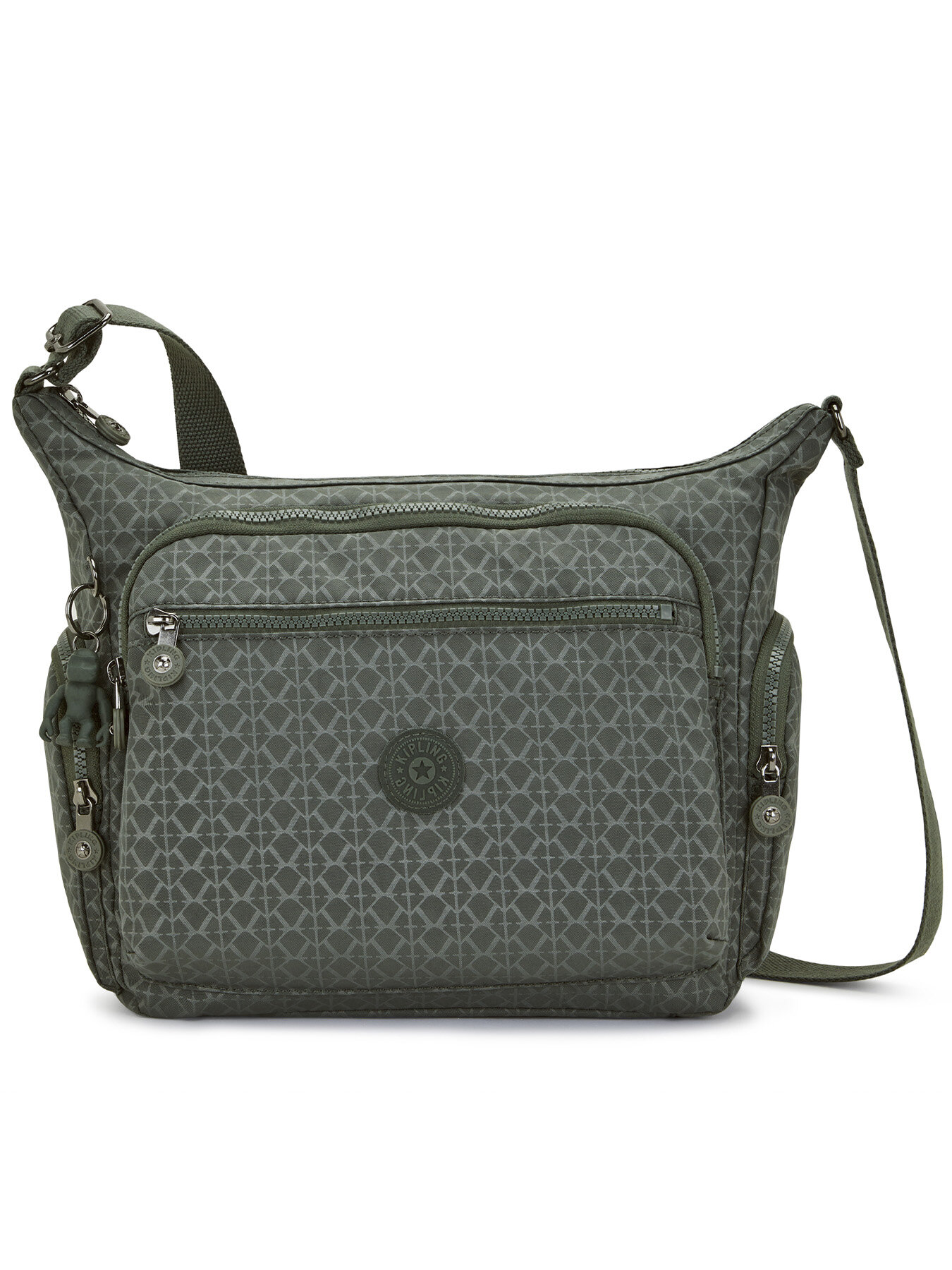 фото Сумка Kipling K25748F6C Art M Large Tote *F6C Sign Green Emb