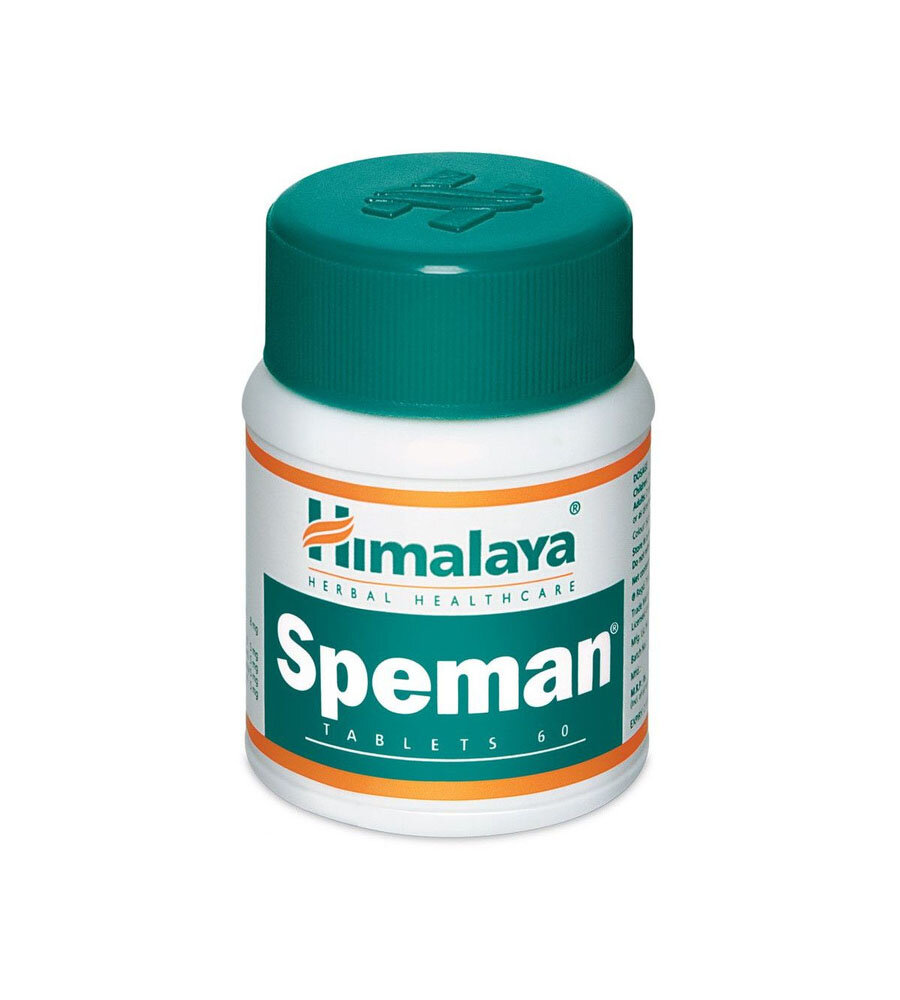 Экстракт растений Спеман Хималая (Speman Himalaya Herbals), улучшение потенции, лечение мужского бесплодия, заболевания простаты, 60 таб.