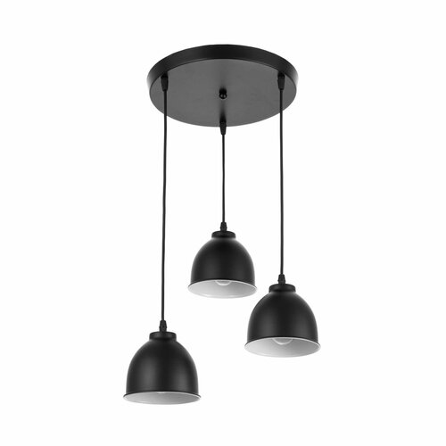 Светильник Ласер 3хЕ27 40Вт черный 4150₽