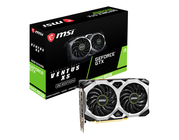 Видеокарта MSI GeForce GTX 1660 SUPER VENTUS XS OC