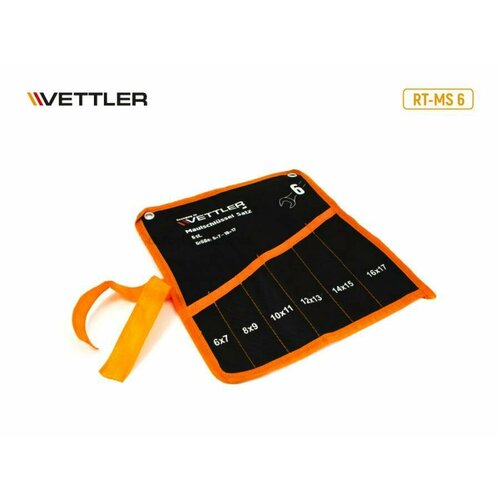 VETTLER RTMS6 Органайзер для рожковых ключей 6пр VETTLER набор ключей для автомобиля 6 рожковых ключей 6 17 мм vettler mss 6pl