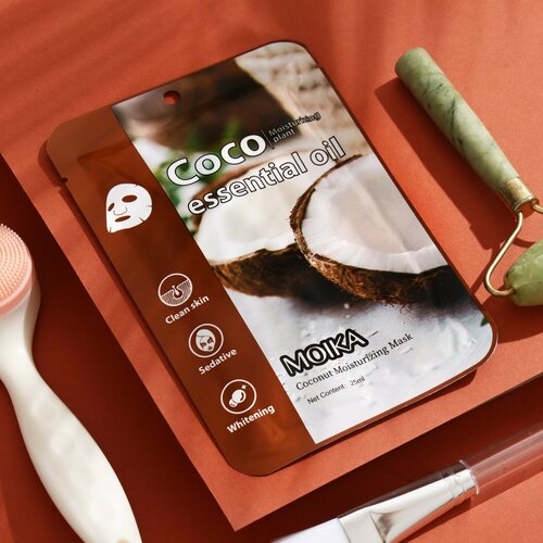 Маска тканевая увлажняющая для лица с экстрактом кокоса 2шт 322₽