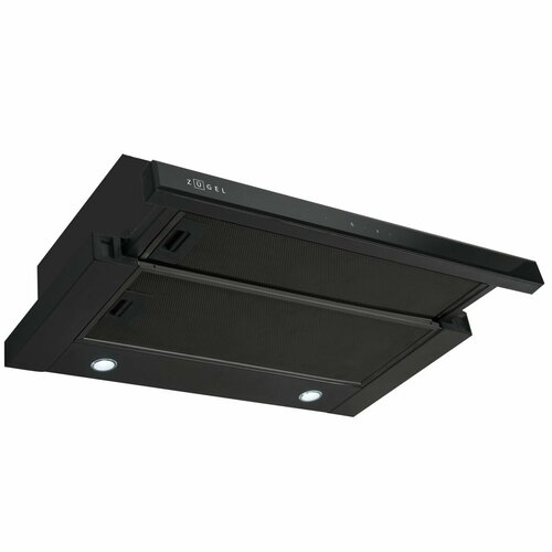 Вытяжка телескопическая Zugel ZHT652GB 850 м3 в час 3 скорости сенсорное и дистанционное управление таймер выключения черный 2299000₽