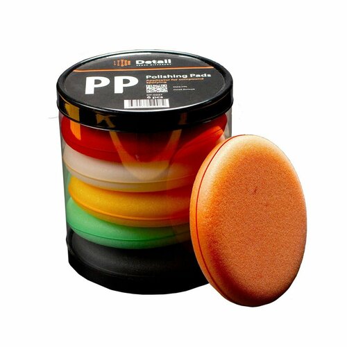 Комплект аппликаторов поролоновых круглых PP Polishing Pads 1052 см 6 штук 1402₽