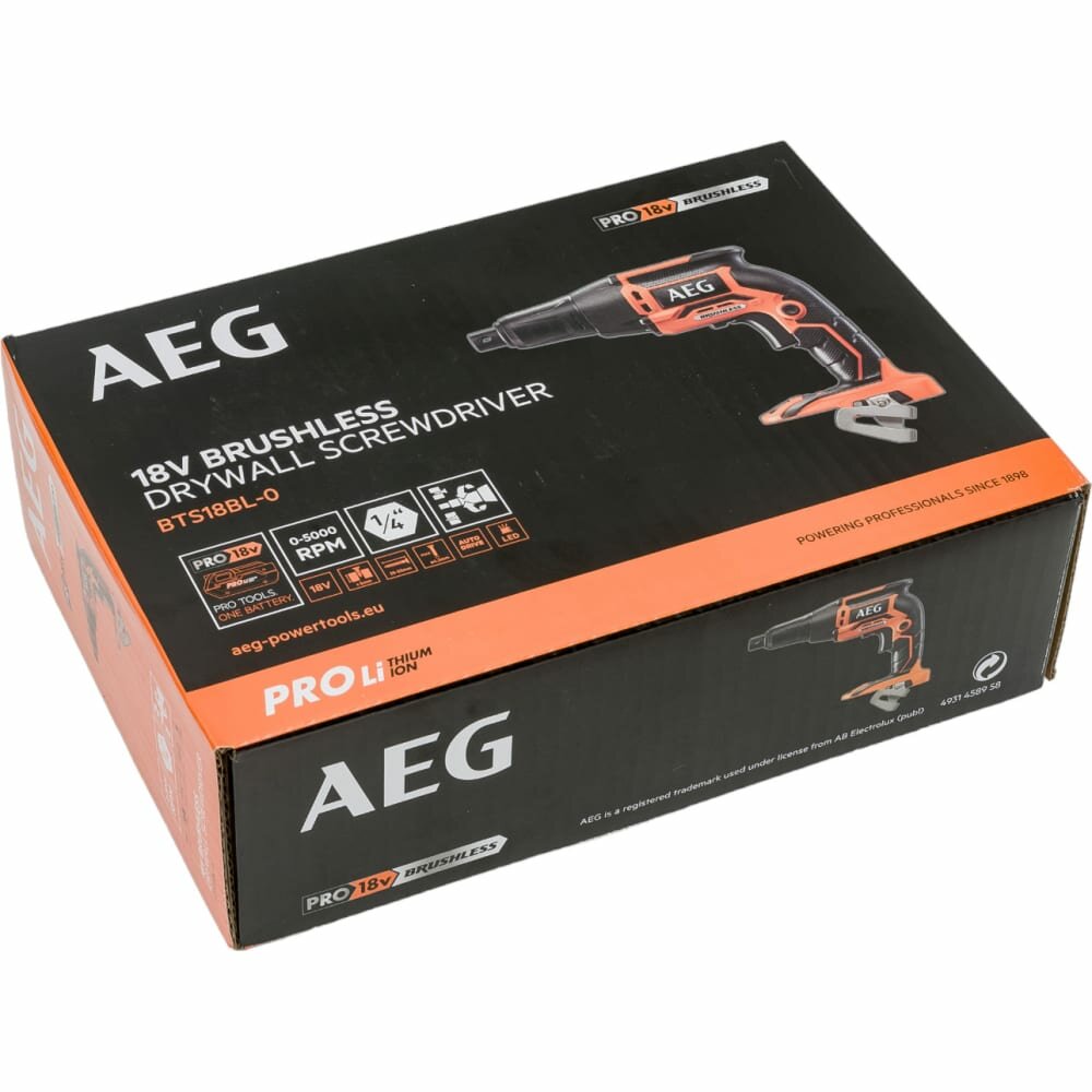 Шуруповерт для гипсокартона AEG - фото №17