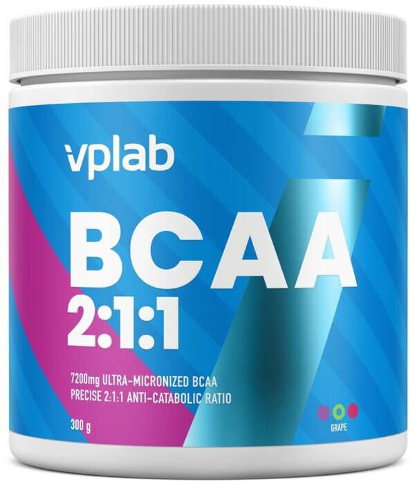 VpLab BCAA - БЦАА 2/1/1 Виноград 300 грамм