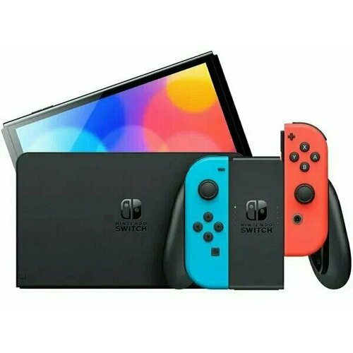 Nintendo Switch Oled NEON красно-синий 64gb picofly 30игр 3800000₽