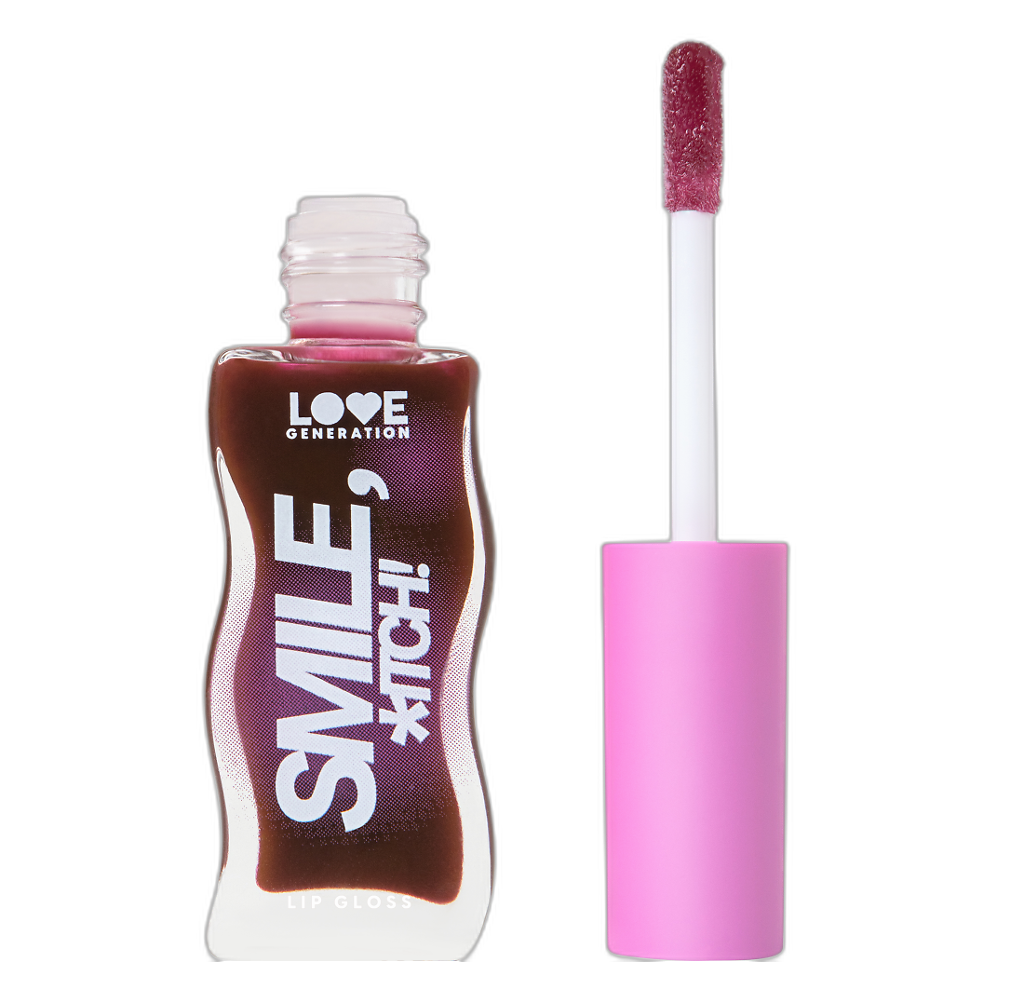 LOVE GENERATION Блеск для губ Smile itch, 10 мл, 10 Винный