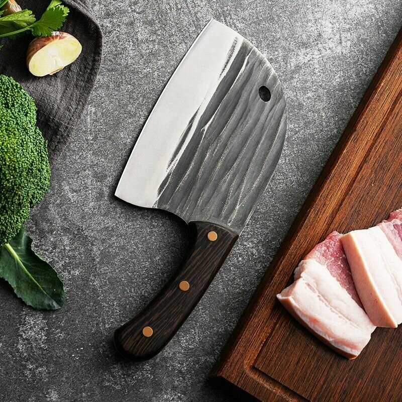 Нож топорик кухонный для мяса сербский тесак