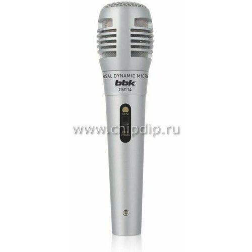 Микрофон проводной BBK CM114 25м серебристый 99000₽
