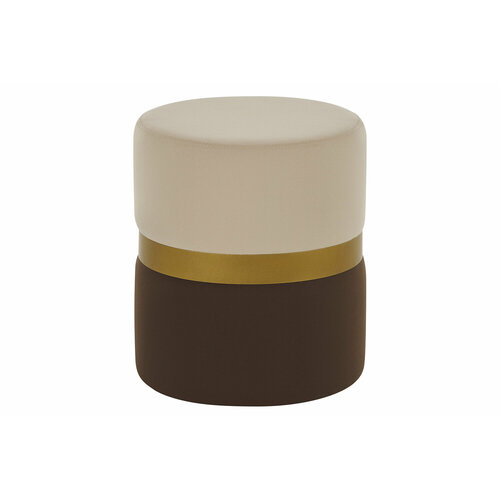 Пуф DreamBag Тесса 13906 бежевый Velutto 04коричневый Velutto 23золотой 2599₽