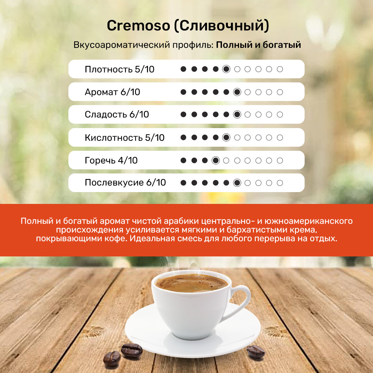 Капсулы для кофемашины Caffitaly, Cremoso, кофе 10 капсул