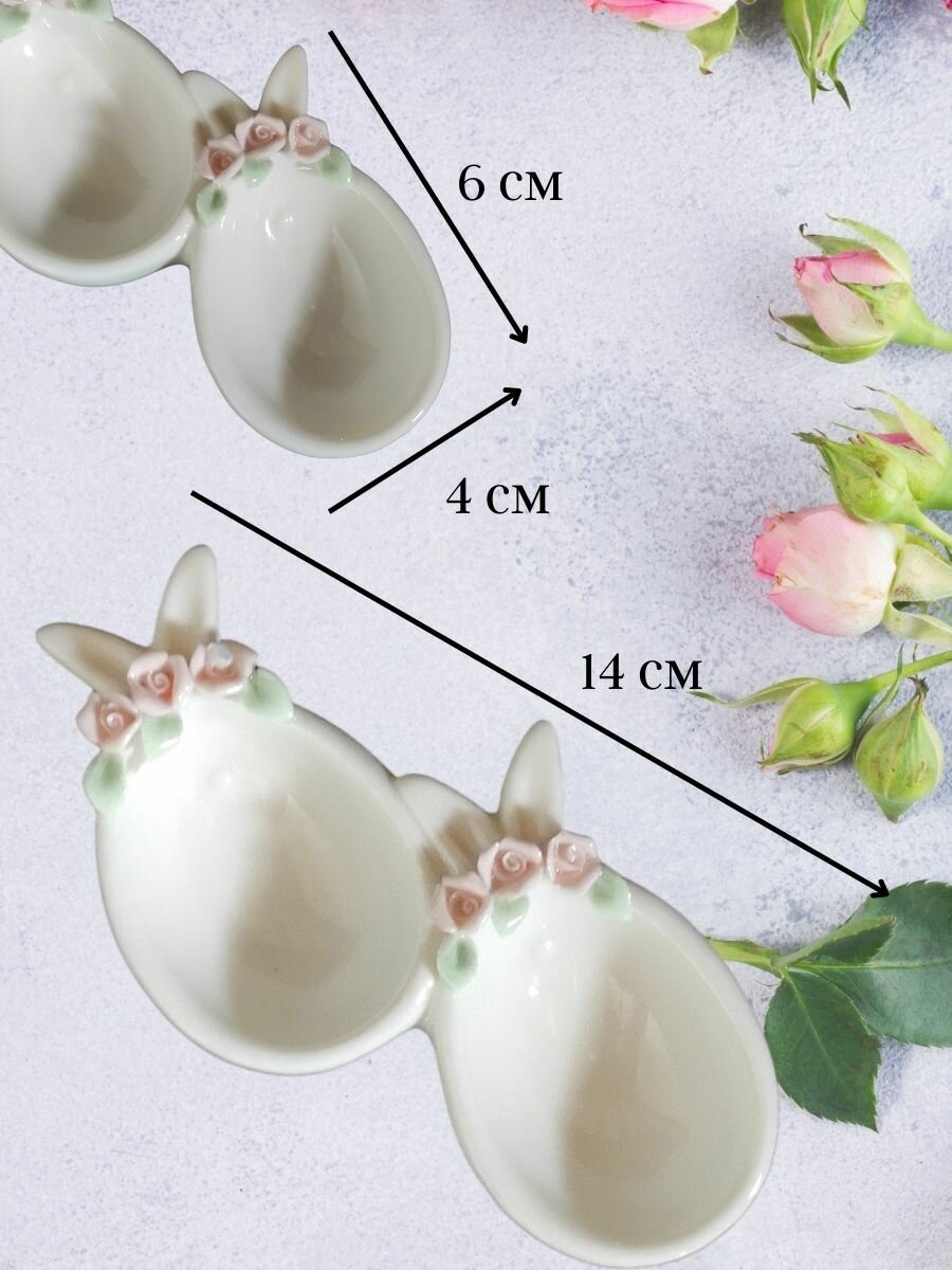 Менажница "Кролик" 3 ячейки — фото 1