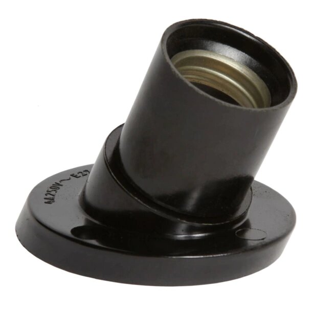 фото Патрон E27 DORI карболитовый настенный