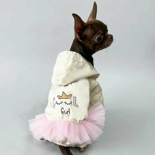 Дождевик для собак мелких пород плащ для собак непромокаемый Puffy Cool 3362₽