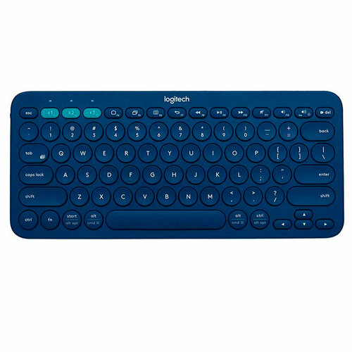 Logitech Клавиатура универсальная Logitech Wireless Bluetooth Keyboard K380 Blue 920-007591 599000₽