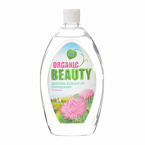 Шампунь - бальзам для волос 2в1 Тонизирующий, 1000 мл (комплект из 8 шт)