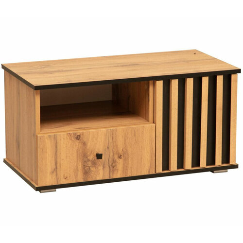 ТВ-тумба LMRU Либерти 5107 дуб вотан черный профиль Masa Decor дуб вотан 6100₽