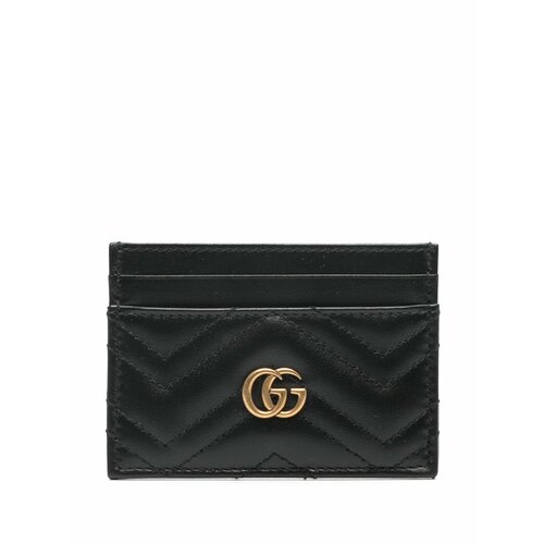 Картхолдер GUCCI фактура гладкая черный 38515₽
