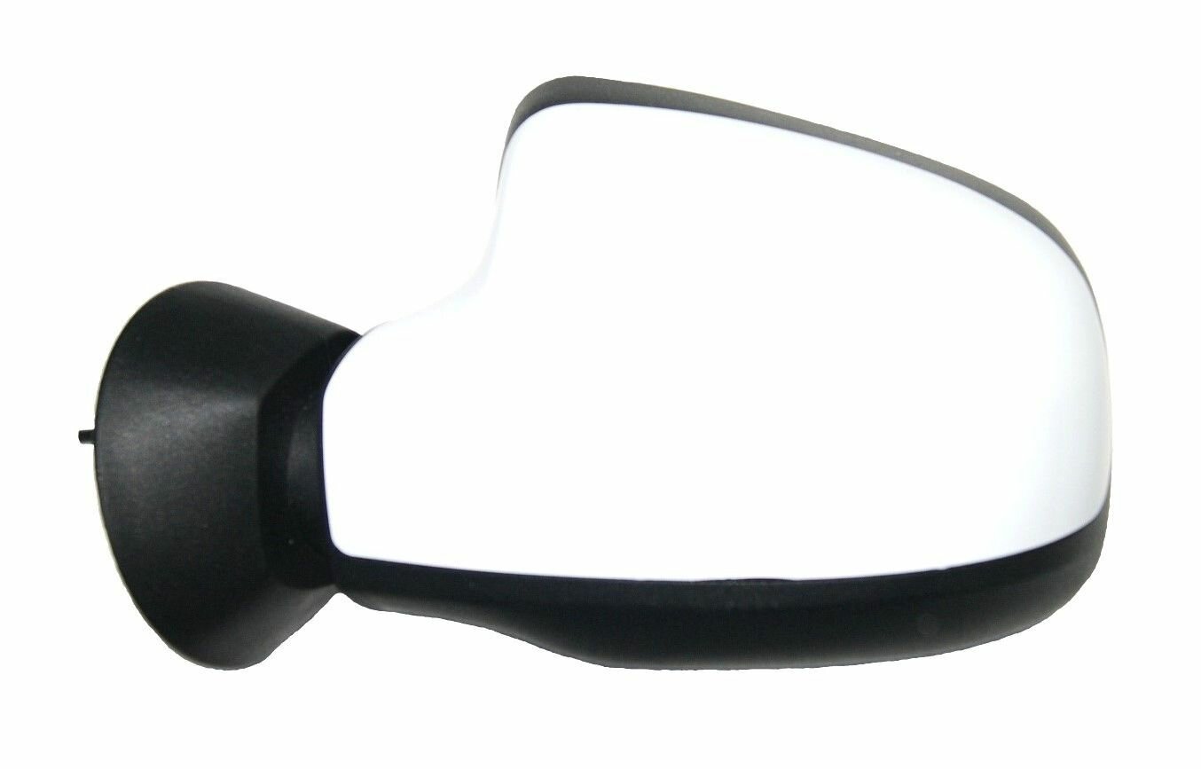 фото Зеркало боковое Лада Ларгус, Рено Логан, Дастер, Сандеро белого цвета (221), левое.