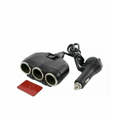 Разветвитель прикуривателя 3 разъема 12-24V (NO 1634)