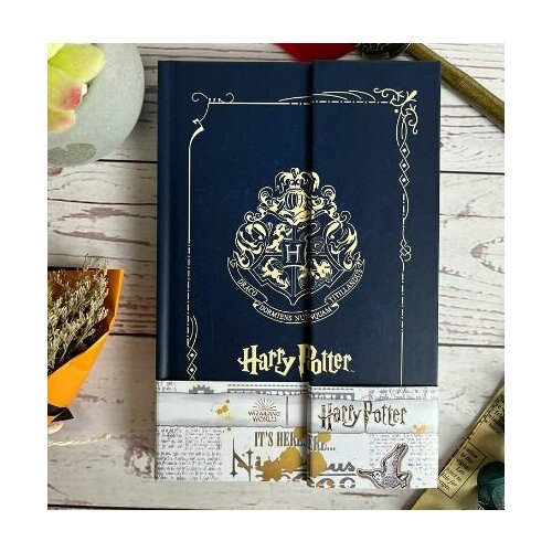 Блокнот записная книжка Гарри Поттер на магните в твердой обложке