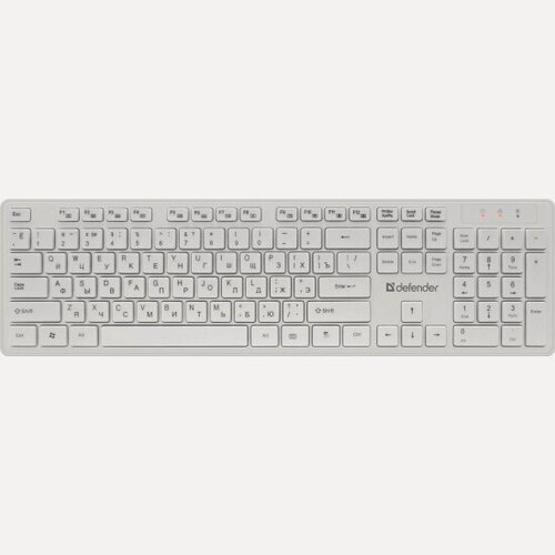 Изображение товара Клавиатура и мышь Defender AUCKLAND C-987 RU беспроводные белый (45987)