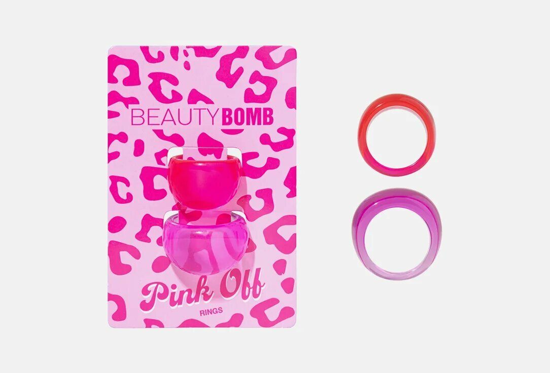 фото Кольцо Beauty Bomb 2шт Pink Off