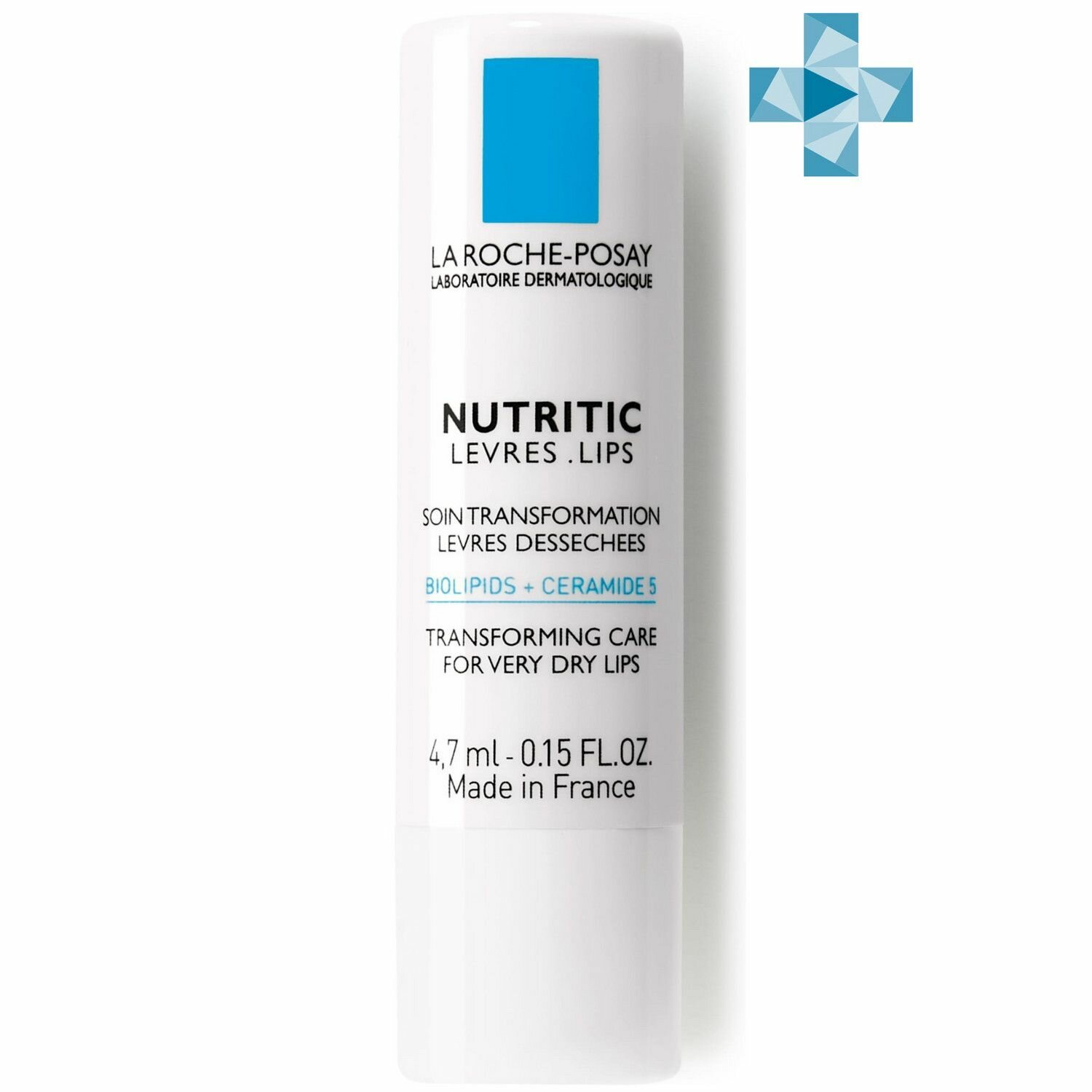 Бальзам La Roche-Posay Nutritic Lips, для глубокого восстановления кожи губ, 4.7 мл — фото 1
