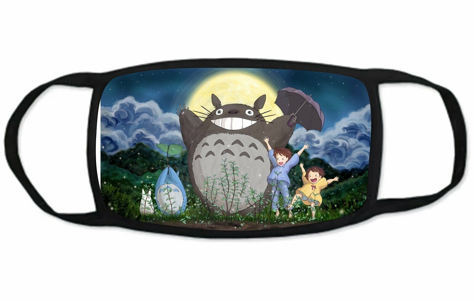 Стильная многоразовая маска TOTORO 2