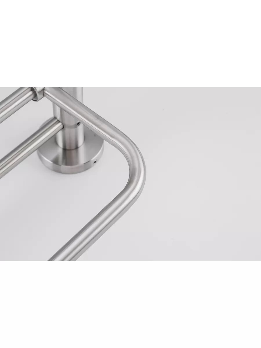 Полка для полотенец Frap F30124, 60 см, нержавеющая сталь, сатин — фото 1