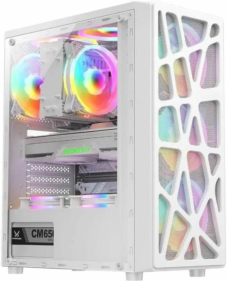 Корпус ATX Formula Mana, Midi-Tower, без БП, белый [mana w]