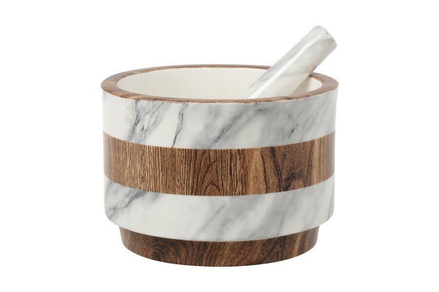 Ступка с пестиком Wood&Marble 15 см (Home&Style Китай)