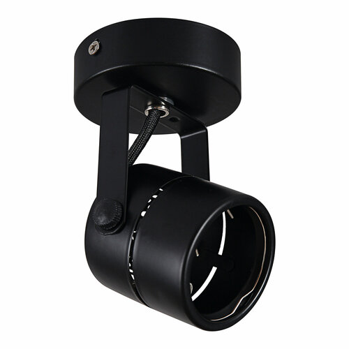 Спот накладной поворотный De Fran DL2-0003 MR16 220В 40Вт Ip20 черный металл 536₽