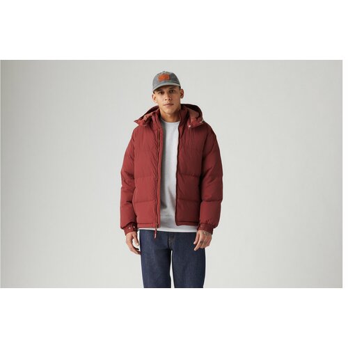фото Куртка levi's men rockridge short puffer, размер s, красный