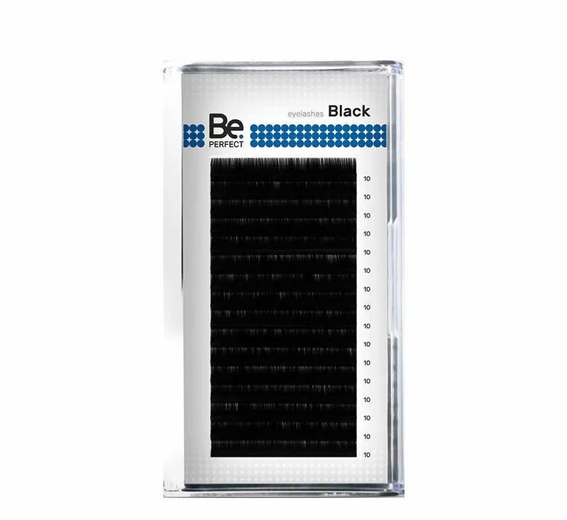 Be Perfect Чёрные ресницы Black D 0.07 ,13 мм - 16 линий