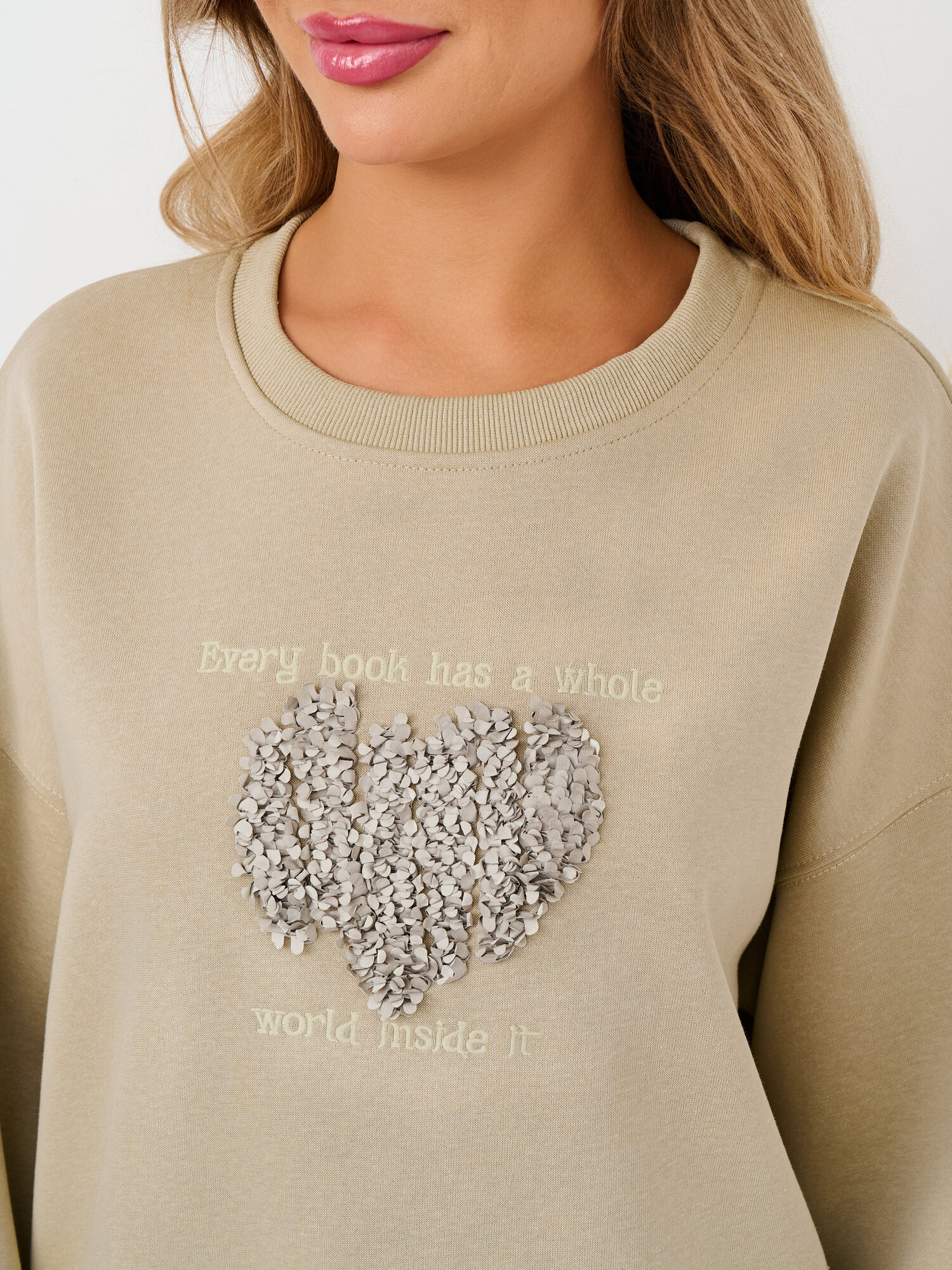 Худи Abby, размер ONE SIZE, , оливковый — фото 1