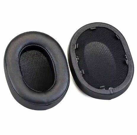 Амбушюры для наушников SONY WH-1000 XM5 черные, экокожа, 2 шт. — фото 1