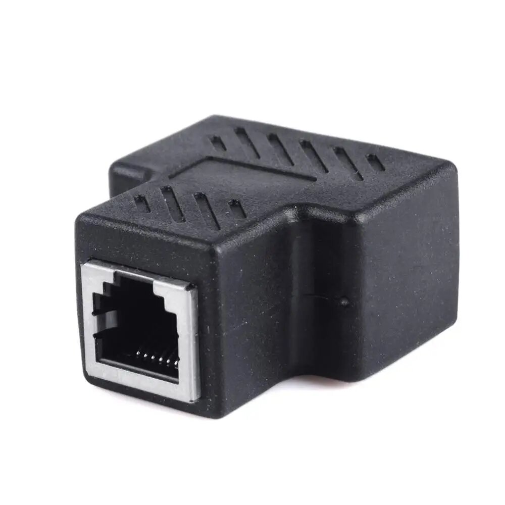 RJ11 6P6C 6P4C 6P2C Женский-мама 1–2 Разветвитель для подключения печатной платы Телефонный кабель Coupter A # 266170 Black
