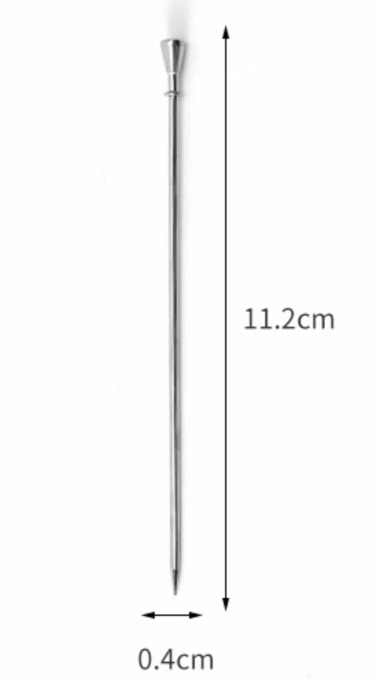 Набор шпажек 10 шт нержавейка вариант 5