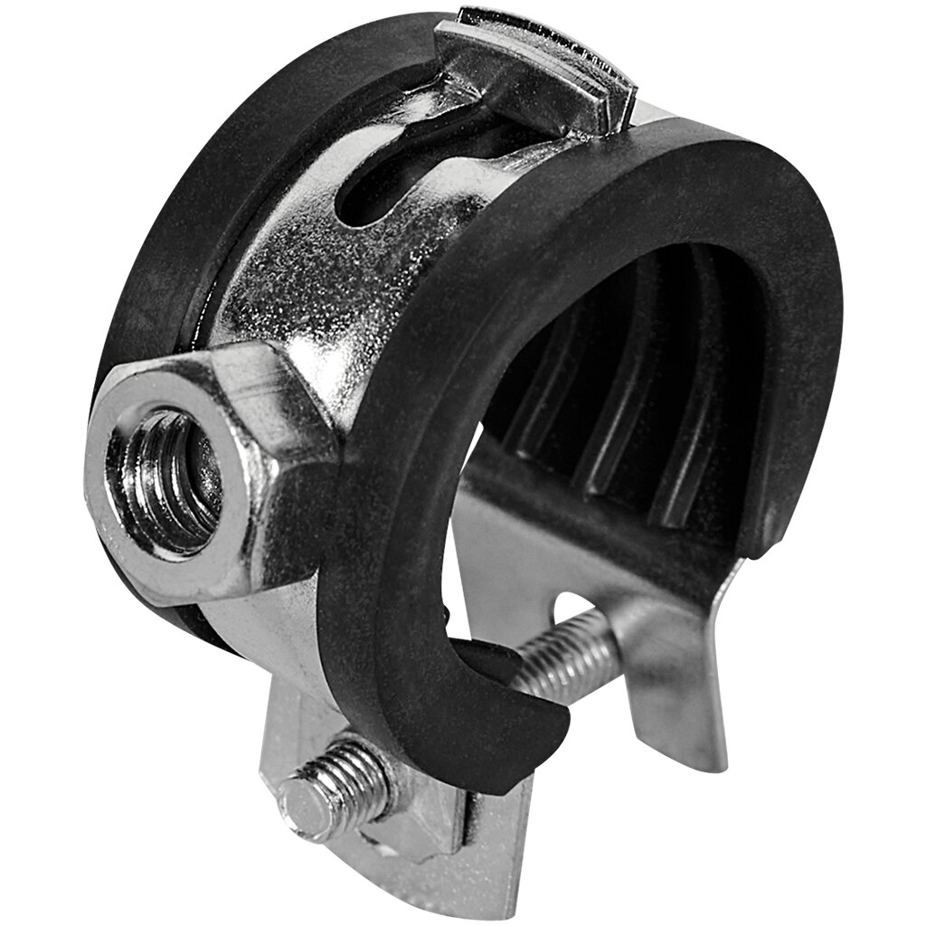 Хомут для труб 3/4" (⌀ 25 - 28 мм.) одновинтовой с гайкой М8, STOUT (SAC-0020-300034)