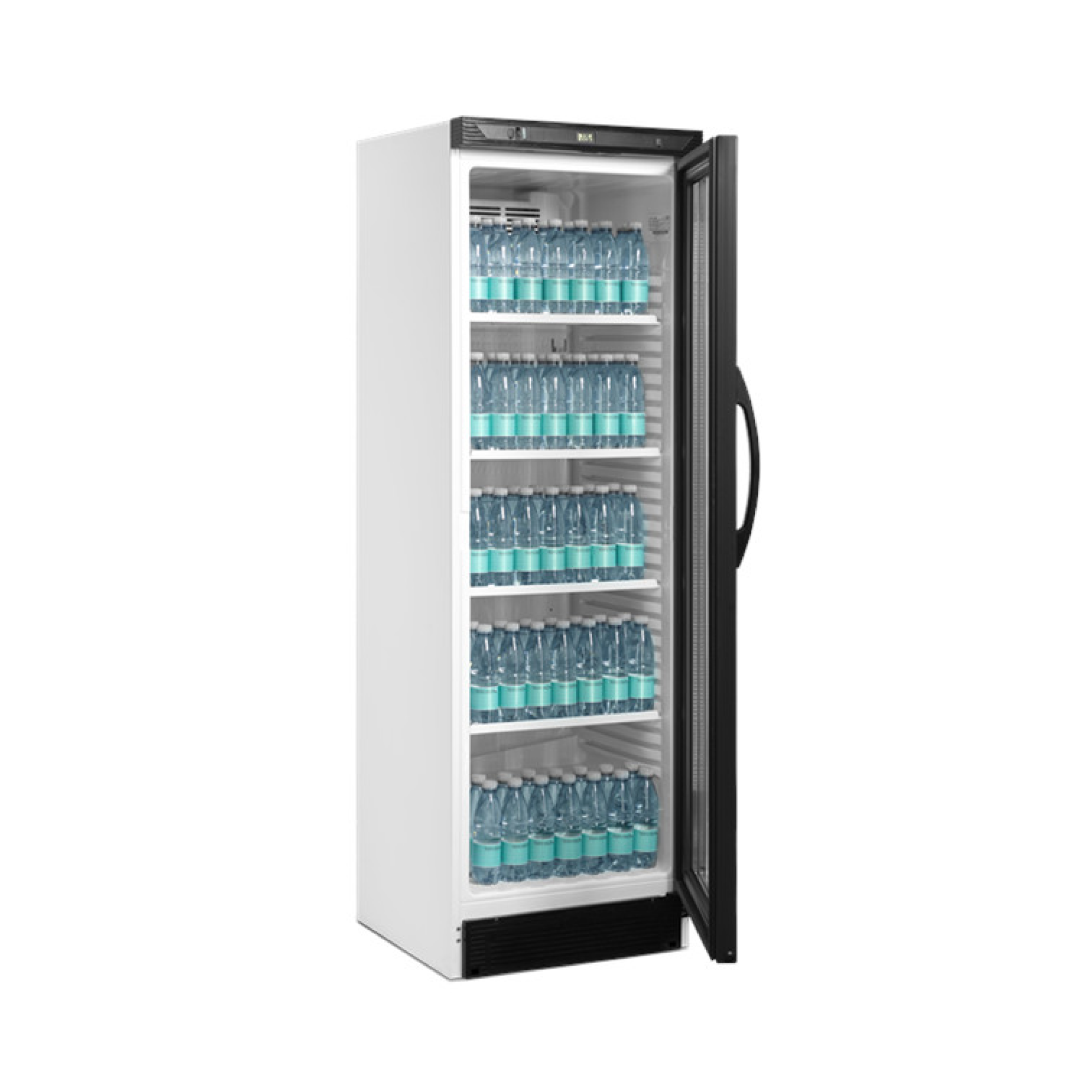 Шкаф холодильный со стеклом TEFCOLD CEV425 1 LED IN DOOR, 345 л — фото 1