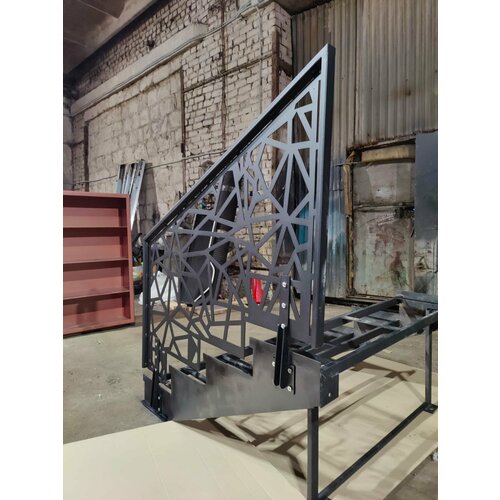 Ограждение для лестницы-крыльца 5 ступеней Лазерная резка 22369₽