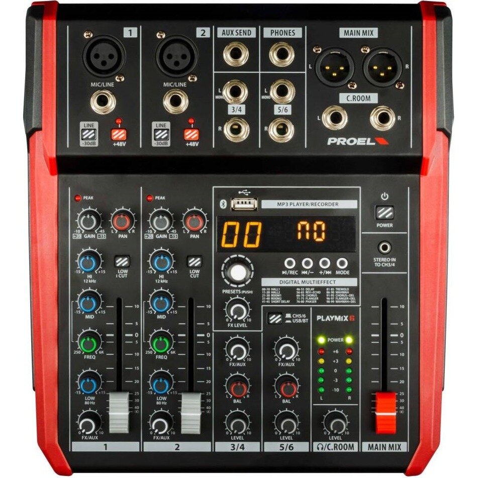 Аналоговый микшер Proel PLAYMIX6 — фото 1